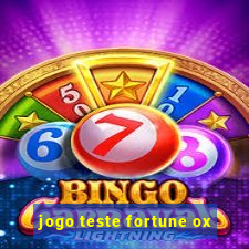 jogo teste fortune ox