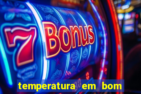 temperatura em bom jesus da lapa