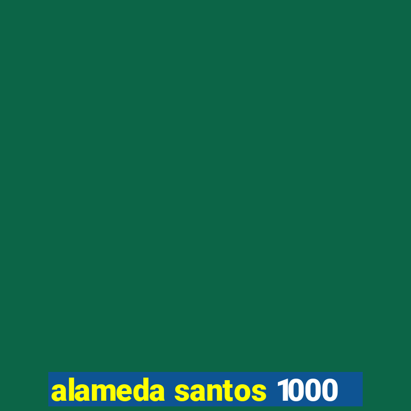 alameda santos 1000