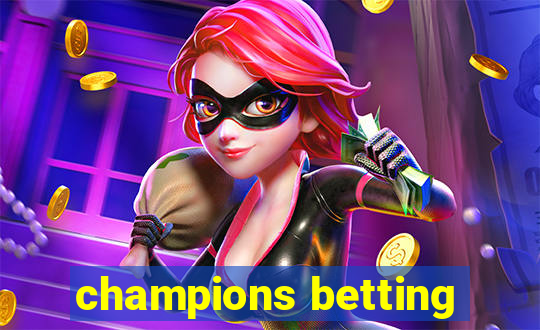 champions betting