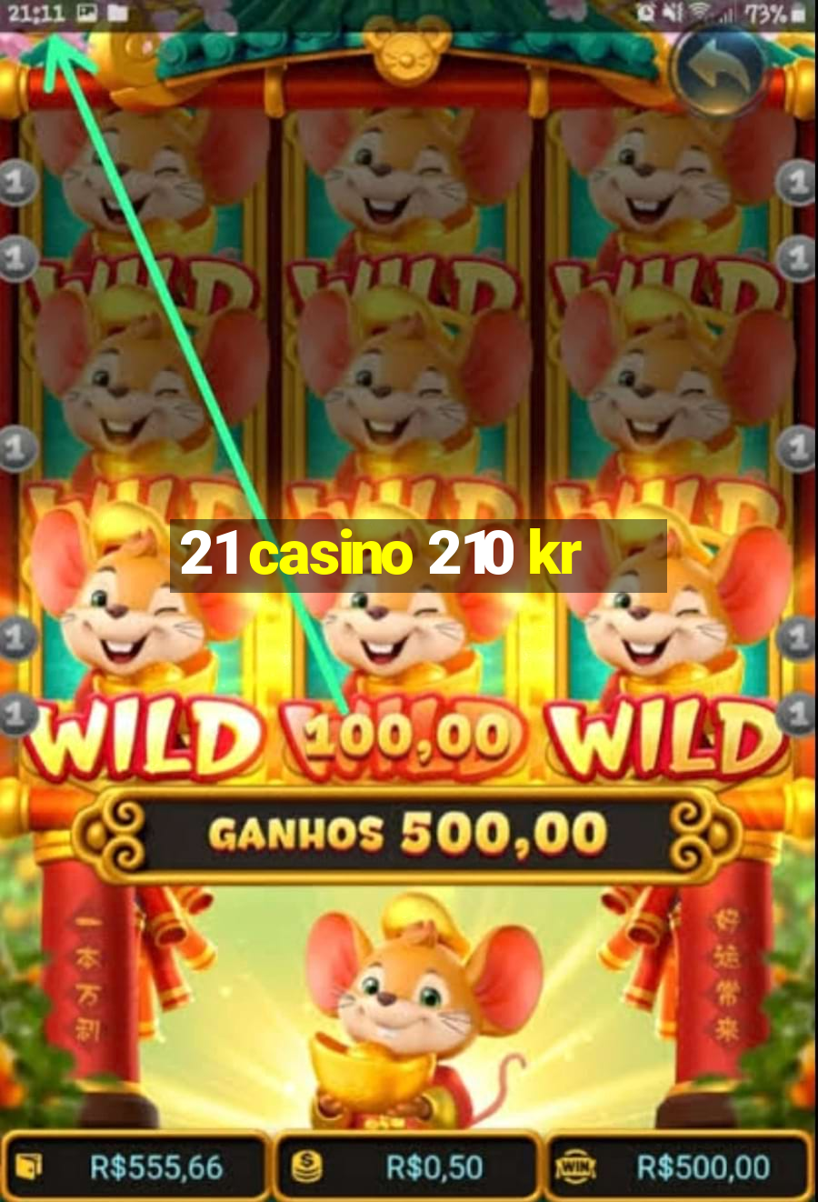 21 casino 210 kr