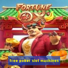 free poker slot machines