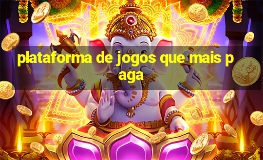 plataforma de jogos que mais paga