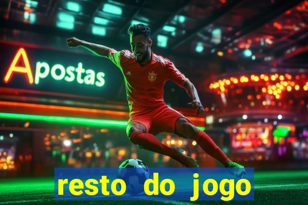 resto do jogo placar atual