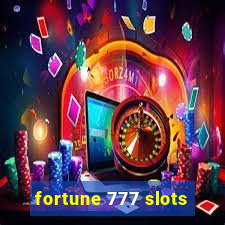 fortune 777 slots