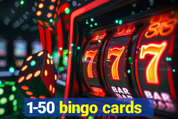 1-50 bingo cards