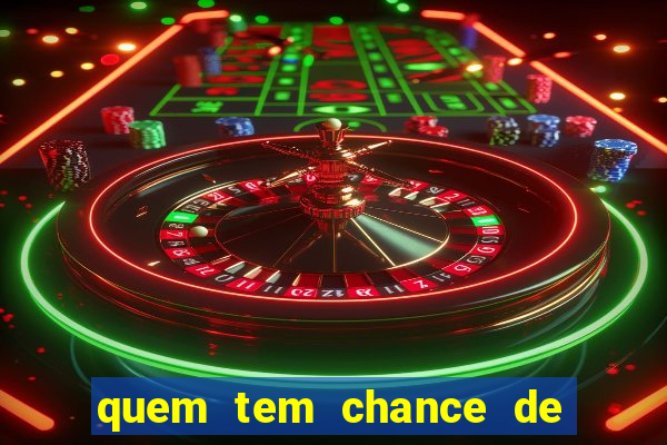 quem tem chance de ganhar o jogo de hoje