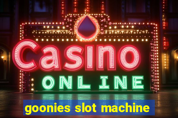 goonies slot machine