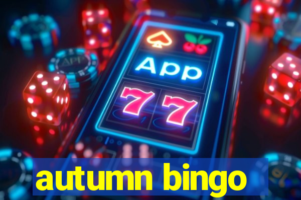 autumn bingo