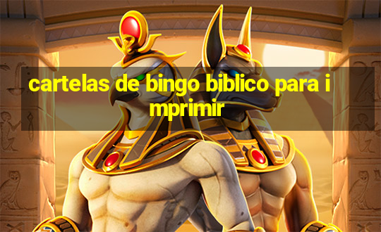 cartelas de bingo biblico para imprimir