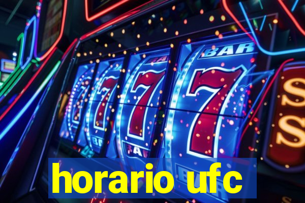 horario ufc