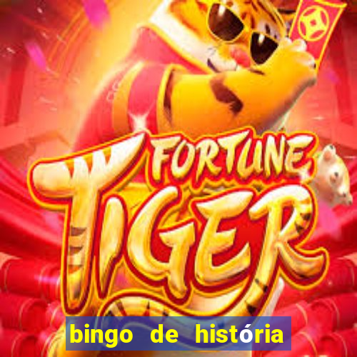 bingo de história 6 ano