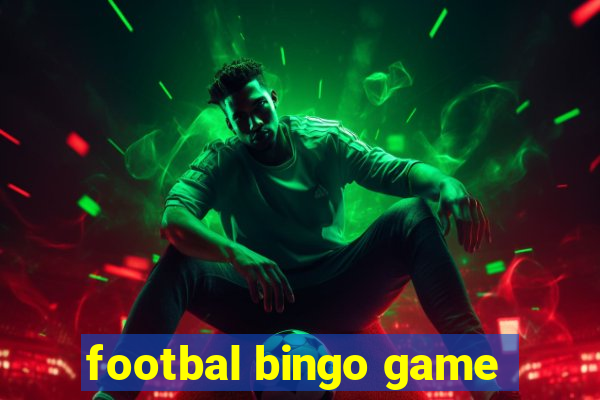 footbal bingo game