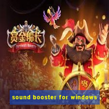 sound booster for windows