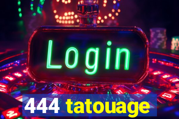 444 tatouage