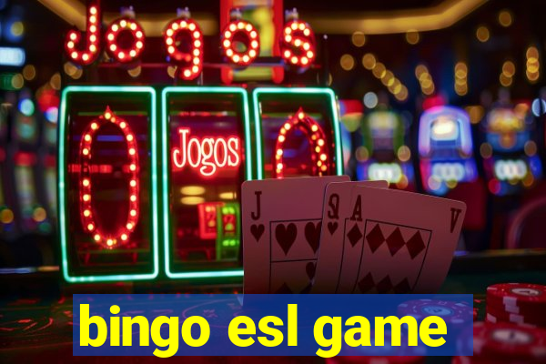 bingo esl game