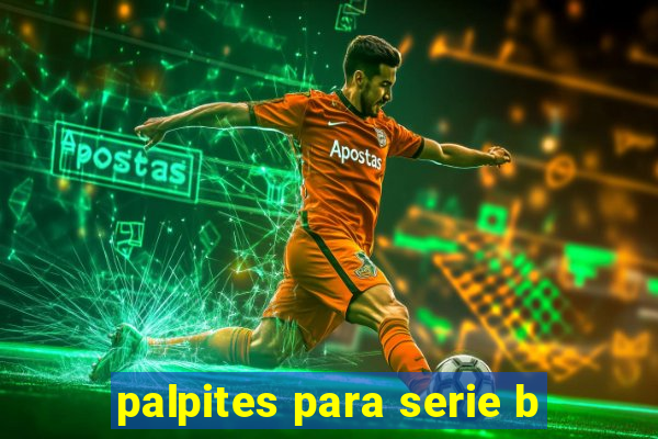 palpites para serie b