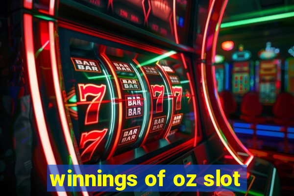 winnings of oz slot