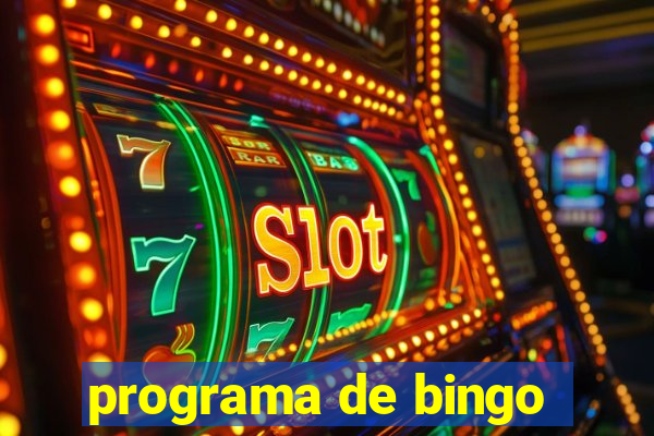 programa de bingo