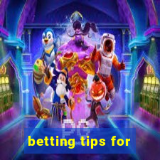 betting tips for