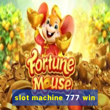 slot machine 777 win