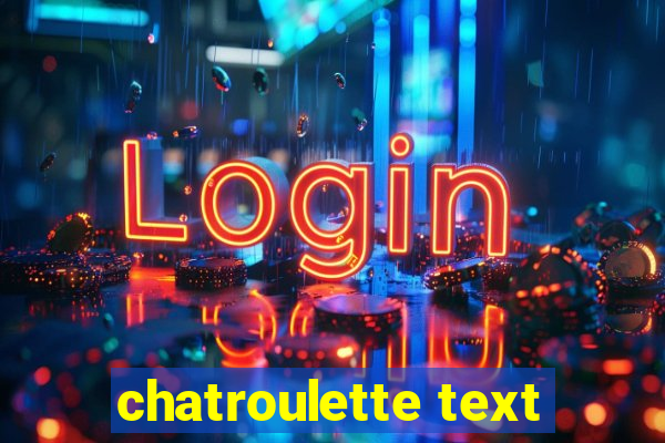 chatroulette text