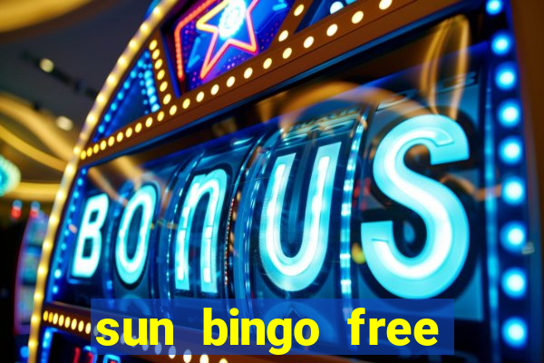 sun bingo free spins code