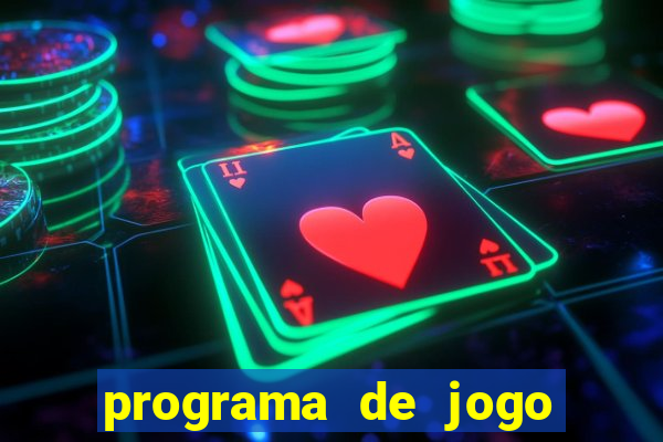 programa de jogo de futebol