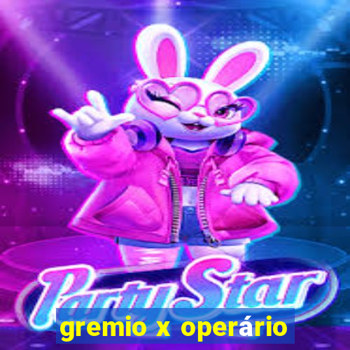 gremio x operário