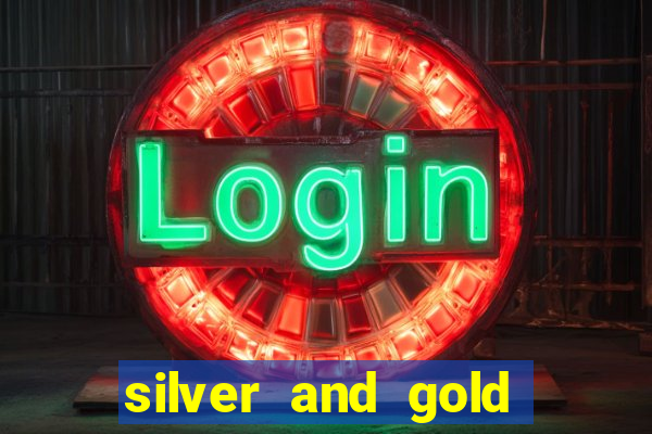 silver and gold slot machine