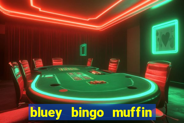 bluey bingo muffin and socks