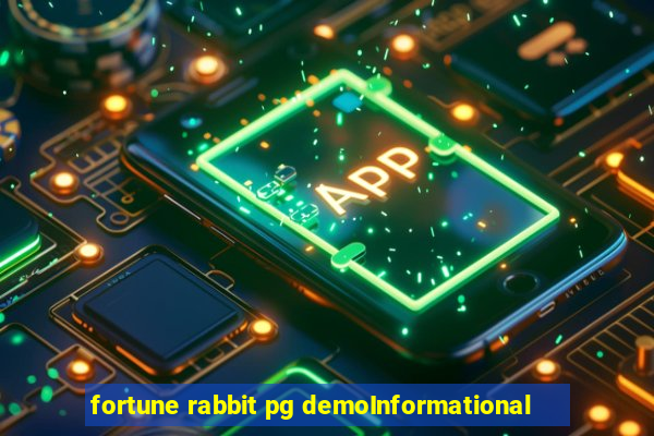 fortune rabbit pg demoInformational