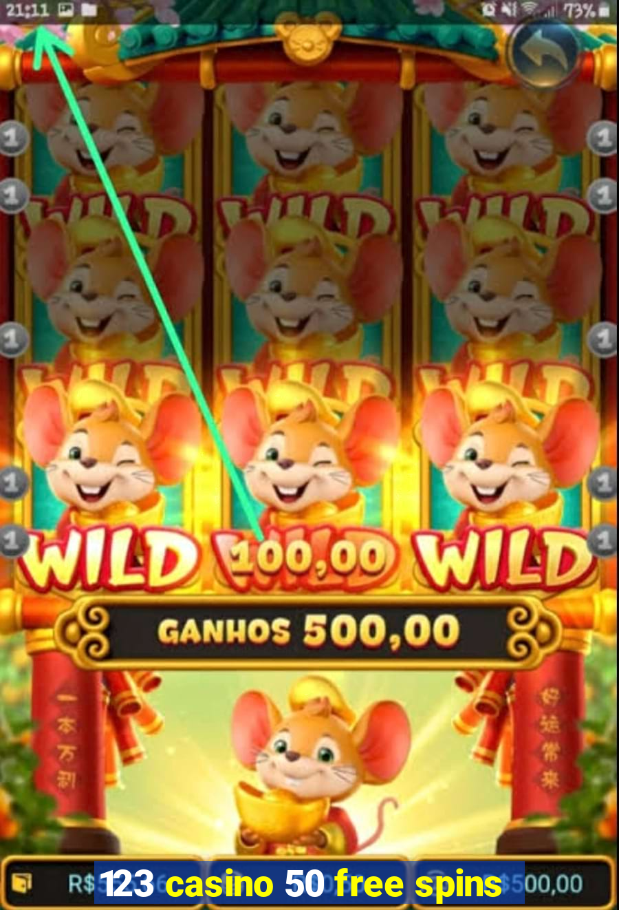 123 casino 50 free spins