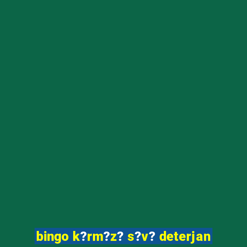 bingo k?rm?z? s?v? deterjan