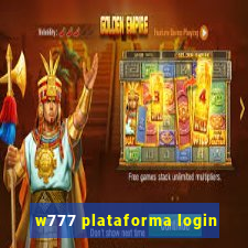 w777 plataforma login