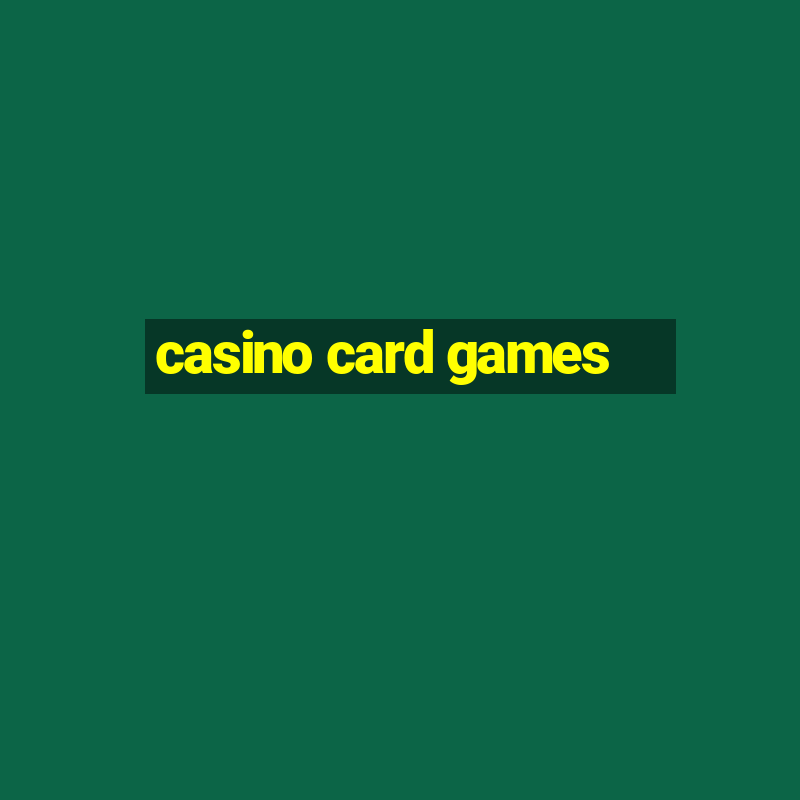 casino card games