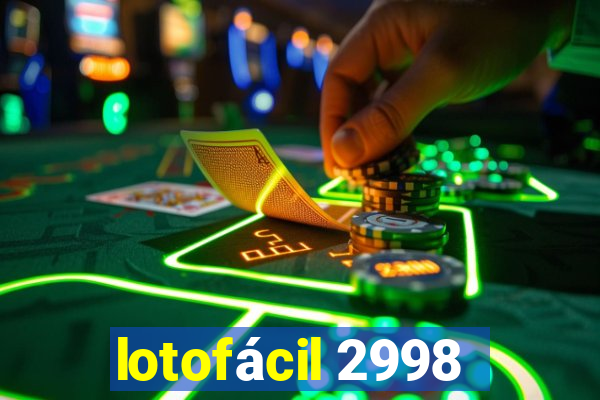 lotofácil 2998