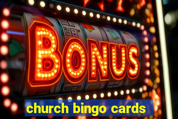 church bingo cards