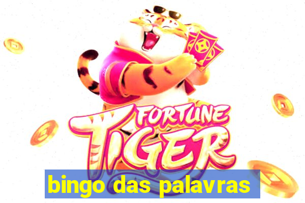 bingo das palavras