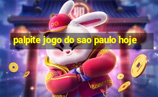 palpite jogo do sao paulo hoje