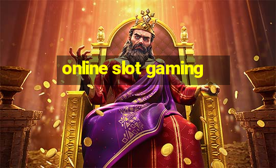 online slot gaming