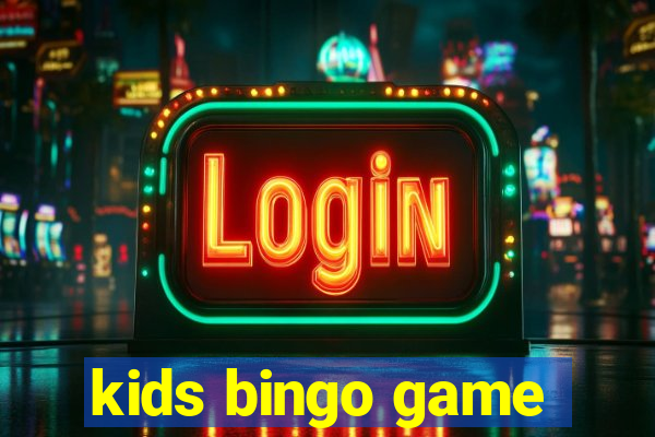 kids bingo game