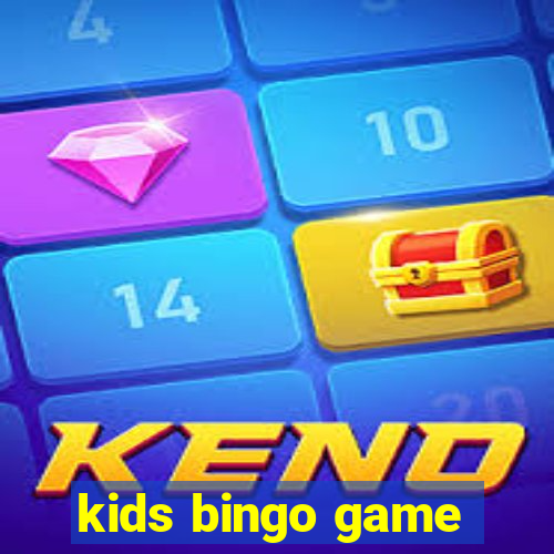 kids bingo game