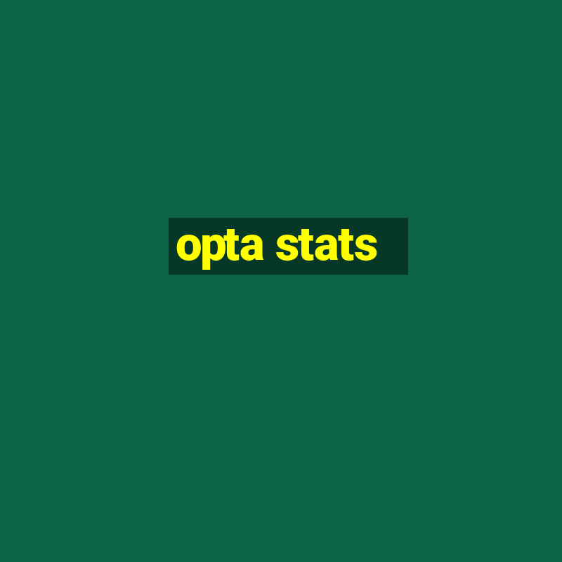 opta stats