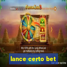 lance certo bet