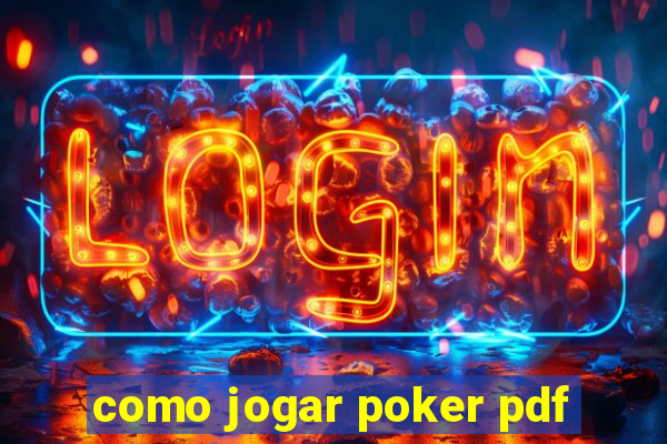 como jogar poker pdf