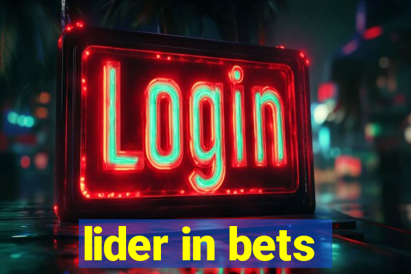 lider in bets