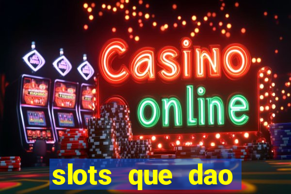 slots que dao bonus no cadastro sem deposito