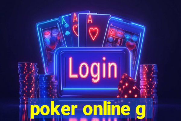 poker online g