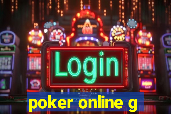 poker online g